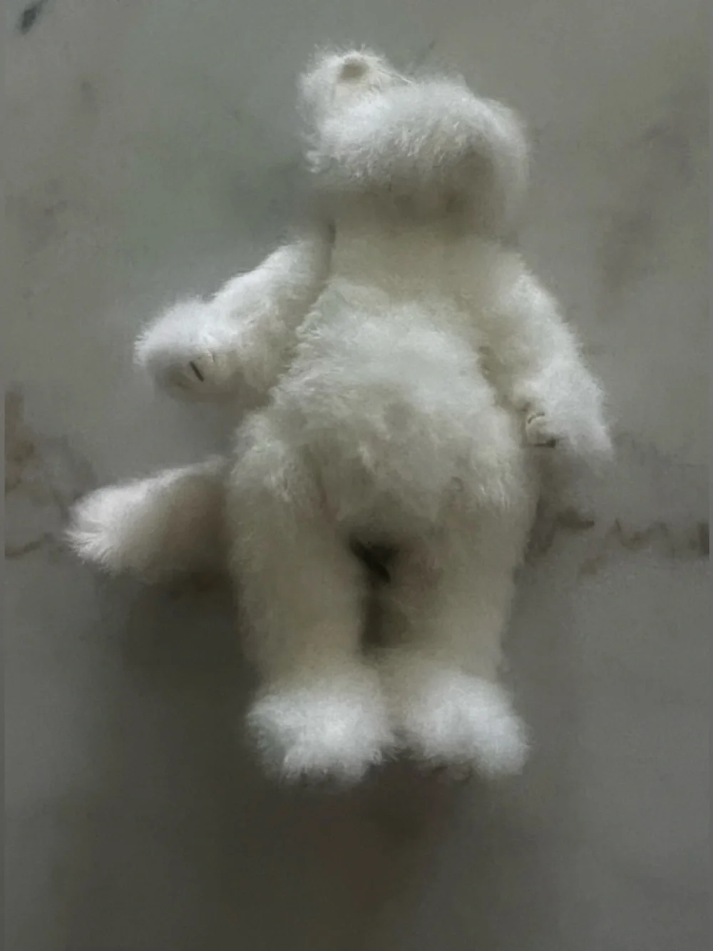 TY Attic Treasures Cat Katrina Kitty White Jointed 8